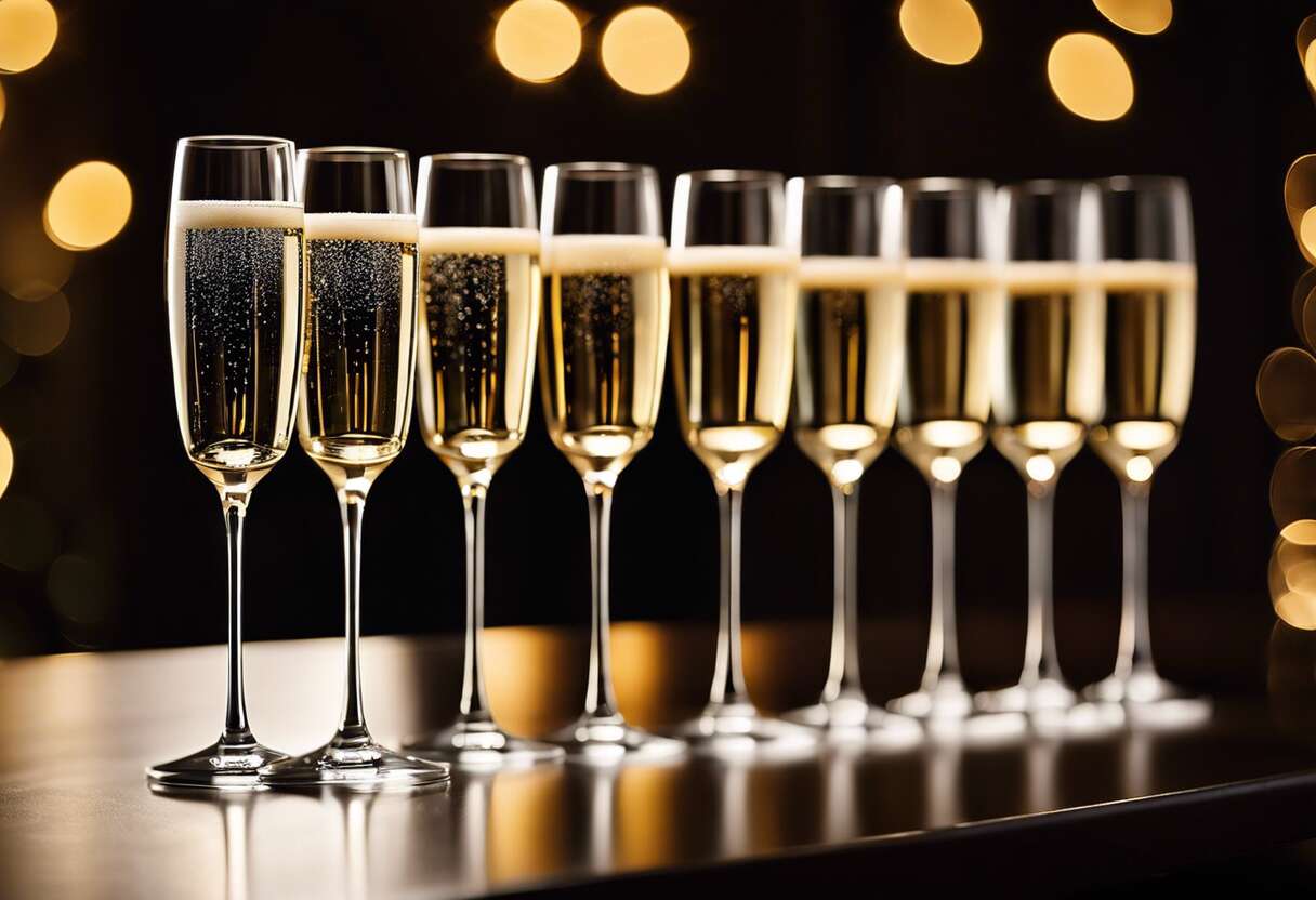 La sélection idéale de flûtes pour chaque type de champagne