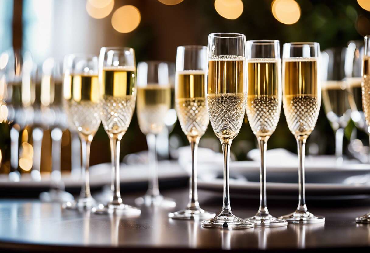 Caractéristiques et usages des différents types de verres à champagne