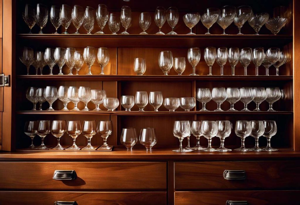 Tiroirs et placards : conseils d'organisation pour vos collections de verres