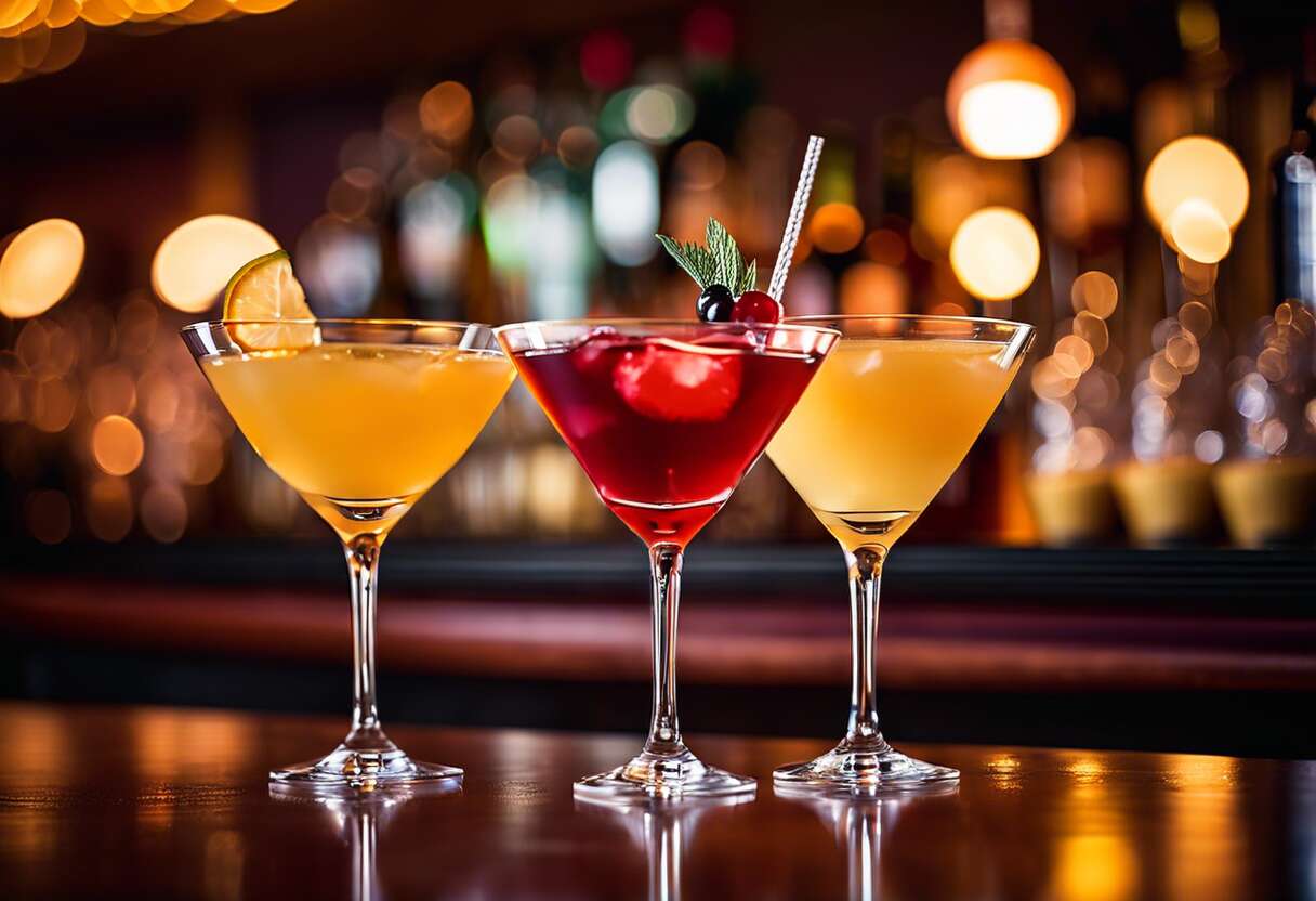 Verres à cocktail : les incontournables pour chaque type de boisson