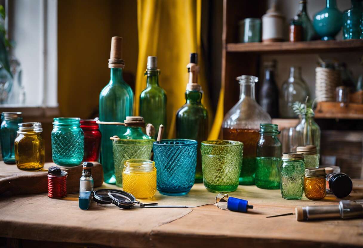 La tendance du upcycling : transformez vos vieux verres en œuvres d'art !