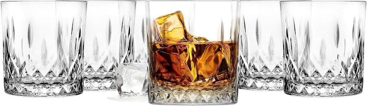 Test Glasmark KROSNO 1992 : lot de 6 verres à whisky élégants